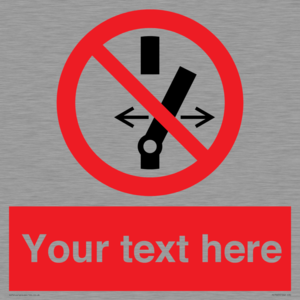 Custom prohibition Do not alter the state of the switch